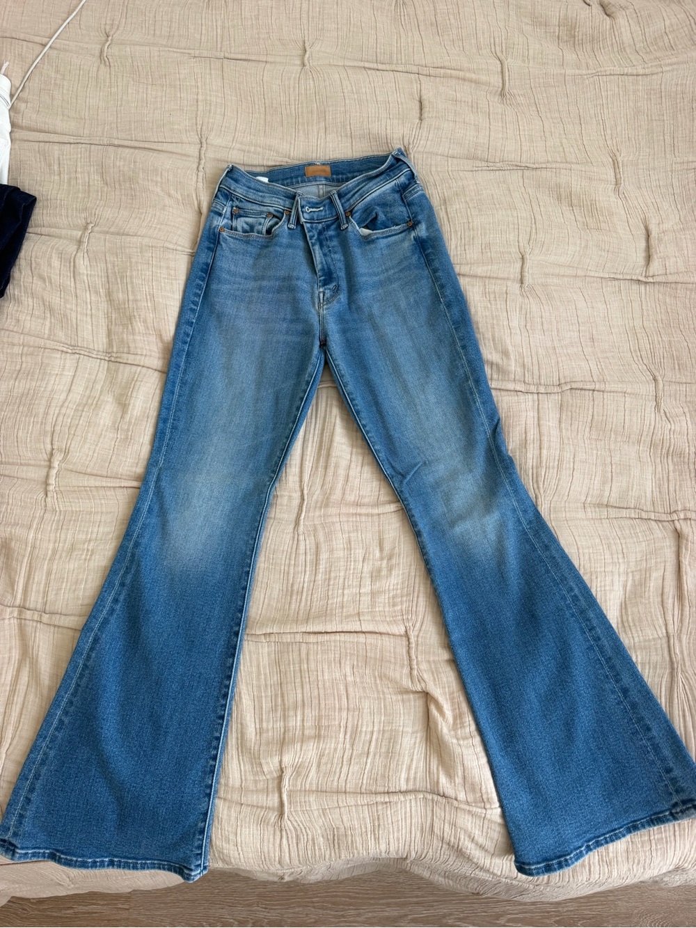 MOTHER Women’s Blue Flared Jeans